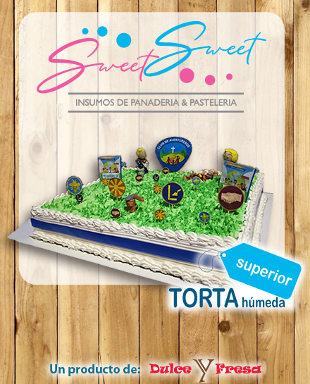 Torta superior cuadrada 